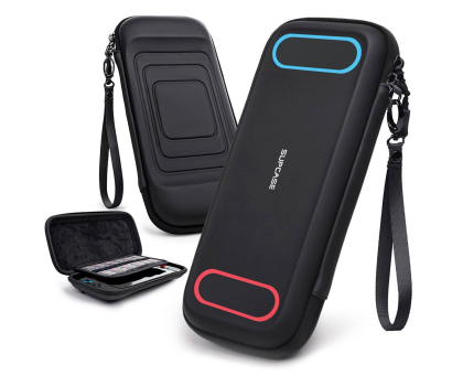 Etui i folia do konsoli Supcase Carrying Mini Nintendo Switch 2 Black